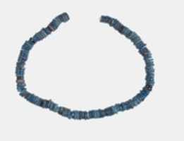 Free download Necklace of blue faience disks free photo or picture to be edited with GIMP online image editor