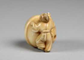 Free download Netsuke in the form of a Bell with a Boy free photo or picture to be edited with GIMP online image editor