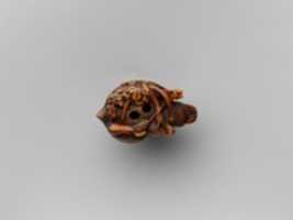 Free download Netsuke in the Shape of a Boar and Grasses free photo or picture to be edited with GIMP online image editor