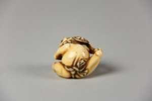 Free download Netsuke of Acrobat Removing his Hat with His Foot free photo or picture to be edited with GIMP online image editor