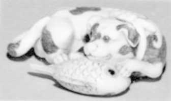 Free download Netsuke of a Dog and a Fish free photo or picture to be edited with GIMP online image editor