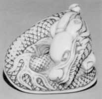 Free download Netsuke of Coiled Dragon Enclosing a Pearl free photo or picture to be edited with GIMP online image editor