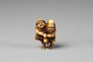 Free download Netsuke of Daikoku and Fukurokuji free photo or picture to be edited with GIMP online image editor