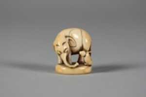 Free download Netsuke of Elephant and Monkey free photo or picture to be edited with GIMP online image editor