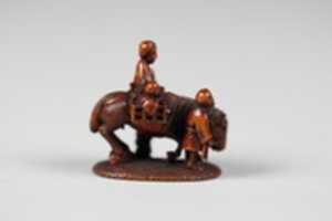 Free download Netsuke of Figures with Horse free photo or picture to be edited with GIMP online image editor