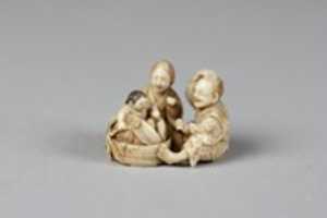 Free download Netsuke of Group: Man, Woman and Child free photo or picture to be edited with GIMP online image editor