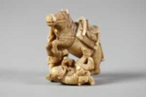 Free download Netsuke of Horse and Two Men free photo or picture to be edited with GIMP online image editor