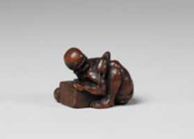 Free download Netsuke of Man who Misses Catching a Rat free photo or picture to be edited with GIMP online image editor