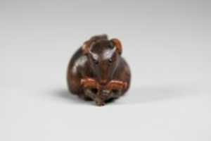 Free download Netsuke of Mouse with Scroll in Mouth free photo or picture to be edited with GIMP online image editor