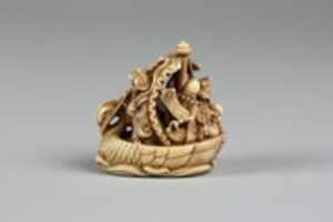 Free download Netsuke of Pleasure Boat (Takarabune) free photo or picture to be edited with GIMP online image editor