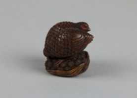 Free download Netsuke of Quail with Millet free photo or picture to be edited with GIMP online image editor