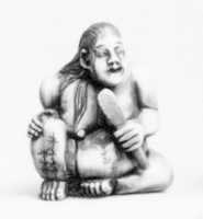 Free download Netsuke of Seated Woman free photo or picture to be edited with GIMP online image editor