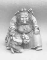 Free download Netsuke of Shoki Holding a Demon by a Cord free photo or picture to be edited with GIMP online image editor