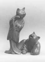 Free download Netsuke of Two Cats free photo or picture to be edited with GIMP online image editor