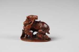 Free download Netsuke of Two Men and Horse free photo or picture to be edited with GIMP online image editor