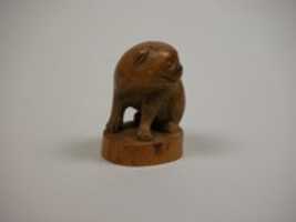 Free download Netsuke: Seal in the Form of a Seated Pug-Dog free photo or picture to be edited with GIMP online image editor