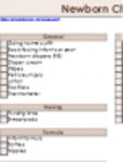 Téléchargement gratuit du modèle DOC, XLS ou PPT de liste de contrôle du nouveau-né à modifier gratuitement avec LibreOffice en ligne ou OpenOffice Desktop en ligne