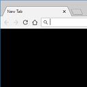 New Tab Blank Black Page  screen for extension Chrome web store in OffiDocs Chromium