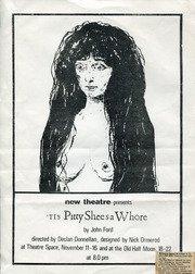 Free download New Theatre`s Tis Pity She`s a Whore  Poster free photo or picture to be edited with GIMP online image editor