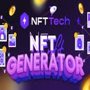 Nft Art Generator  screen for extension Chrome web store in OffiDocs Chromium