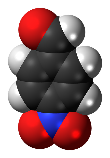 Free download Nitrobenzaldehyde Chemistry Atoms -  free illustration to be edited with GIMP free online image editor