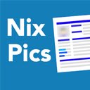 Nix Pics  screen for extension Chrome web store in OffiDocs Chromium