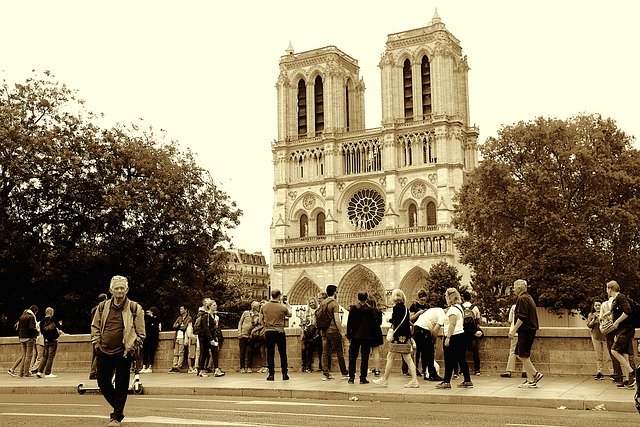 Free download notre dame of paris cathedral paris free picture to be edited with GIMP free online image editor