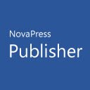 NovaPress Publisher  screen for extension Chrome web store in OffiDocs Chromium