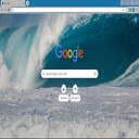 Ocean Waves Theme  screen for extension Chrome web store in OffiDocs Chromium