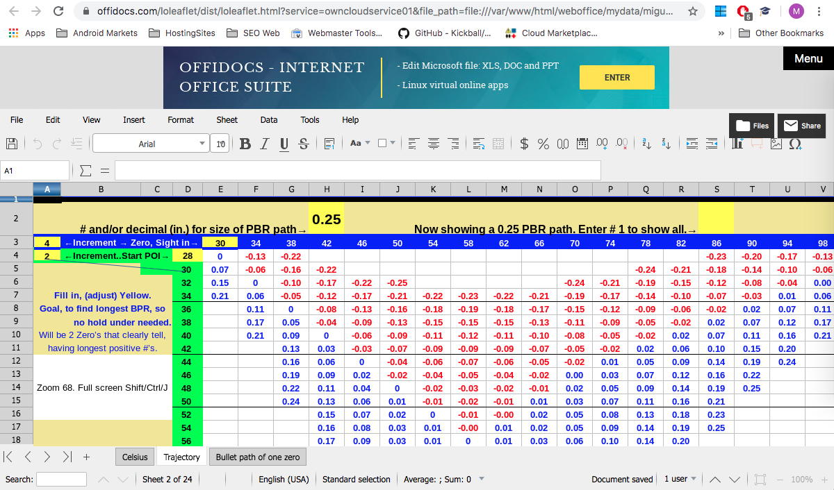 Utiliser des modèles gratuits Microsoft Excel avec OffiDocs