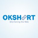 OkShort URL Shortener  screen for extension Chrome web store in OffiDocs Chromium