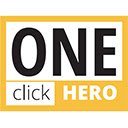 ONEclickHERO Plugin  screen for extension Chrome web store in OffiDocs Chromium