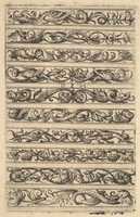 Free download Ornamental fillet with ten different ornamental friezes free photo or picture to be edited with GIMP online image editor