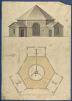 Free download Outbuilding with Three Gears, from Chippendale Drawings, Vol. II free photo or picture to be edited with GIMP online image editor