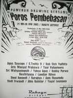 Free download Pameran Drawing bersama Poros Pembebasan free photo or picture to be edited with GIMP online image editor