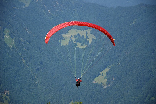 Free download paragliding parachute sports free picture to be edited with GIMP free online image editor