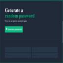 Password Generator by Sidd  screen for extension Chrome web store in OffiDocs Chromium