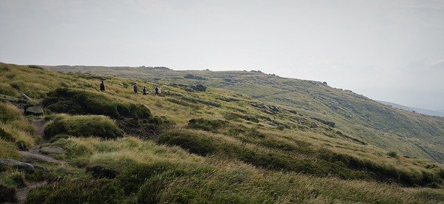 Free download pathway trail grass peak district free picture to be edited with GIMP free online image editor