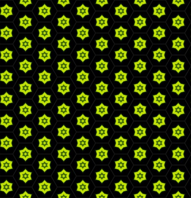 Free download Pattern Hexagons Green -  free illustration to be edited with GIMP free online image editor