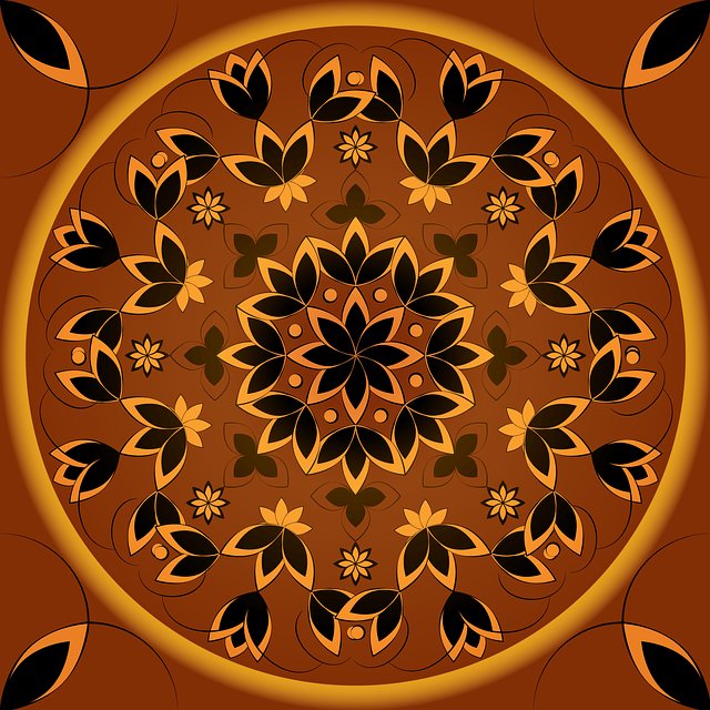 Free download Pattern Yellow Orange -  free illustration to be edited with GIMP free online image editor