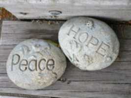 Free download Peace and Hope Rocks free photo or picture to be edited with GIMP online image editor