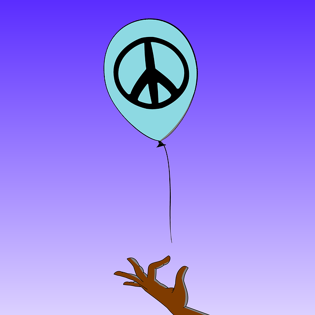 Free download Peace Balloon Sky -  free illustration to be edited with GIMP free online image editor