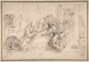 Free download Penitent Woman Anointing the Feet of Christ at the Table of Simon the Pharisee free photo or picture to be edited with GIMP online image editor