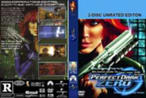 Free download Perfect Dark Zero DVD 2 Disc Unrated Editon Cover 2006 free photo or picture to be edited with GIMP online image editor