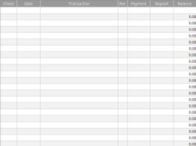 Kostenloser Download Personal Checkbook Register DOC-, XLS- oder PPT-Vorlage zur kostenlosen Bearbeitung mit LibreOffice online oder OpenOffice Desktop online