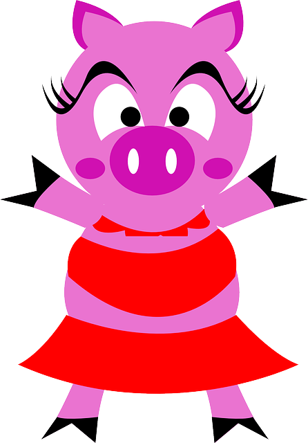 Free download Pig Animal Character - Free vector graphic on Pixabay free illustration to be edited with GIMP free online image editor