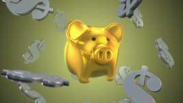 Free download Piggy Money Dollars -  free video to be edited with OpenShot online video editor