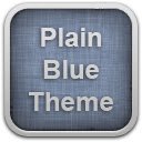 Plain Blue Theme  screen for extension Chrome web store in OffiDocs Chromium