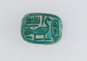 Free download Plaque Bead with Name of Thutmose IV and a Sphinx on the Reverse free photo or picture to be edited with GIMP online image editor