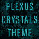 Plexus Crystals (Sky Blue)  screen for extension Chrome web store in OffiDocs Chromium